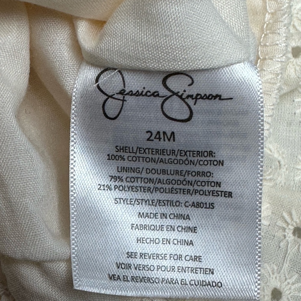 Jessica Simpson Ruffle Tank Top Size 24 Months - Picture 4 of 6